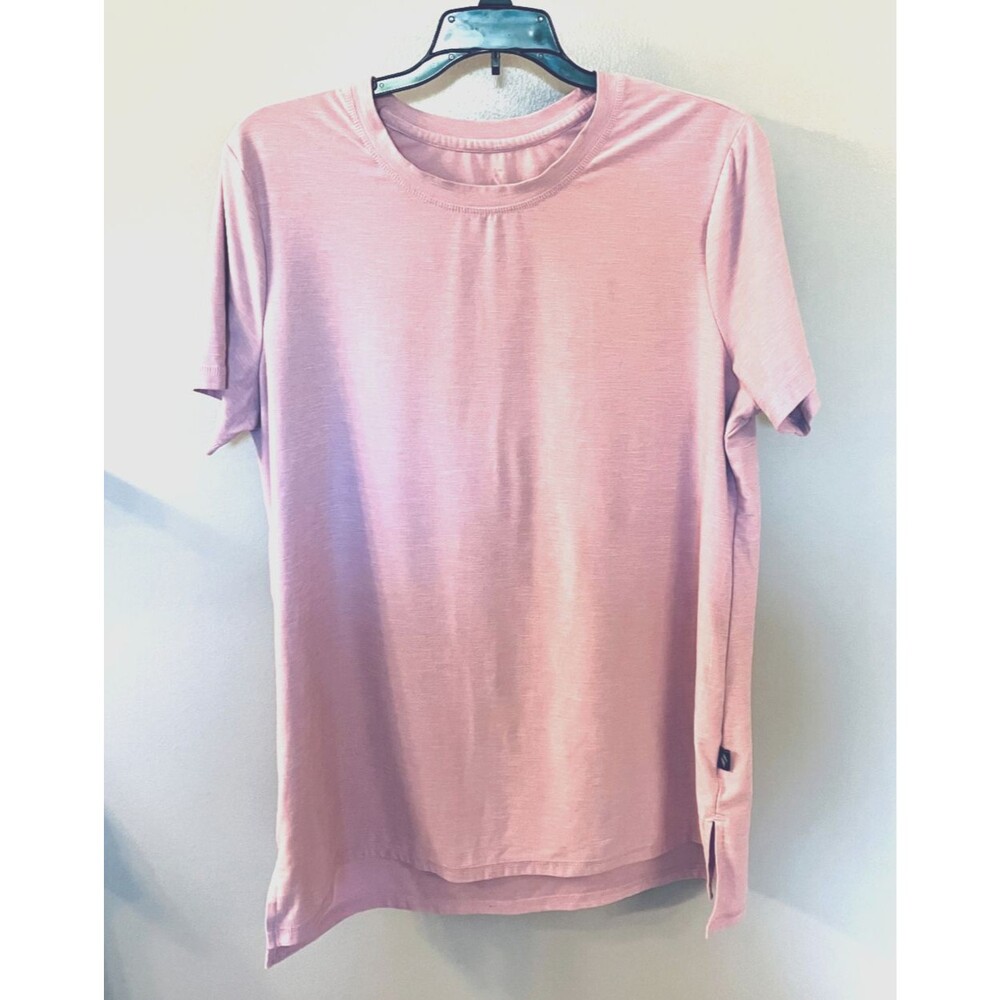 Skechers Womens Light Purple  Short Sleeve Tee Size Large